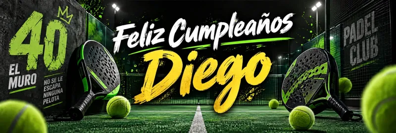 Banner de Diego hecho en Studio Be Party