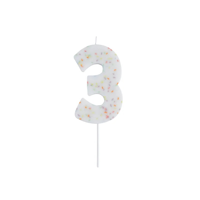 Candles giant pastel sprinkle no.3