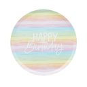 Plato 9 Eco Rainbow 'Happy Birthday' C/8