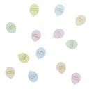Table Scatter pastel happy birthday balloon shaped 10g