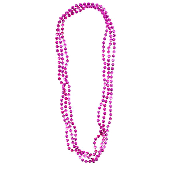 Collar Mardi Gras Rosa 12pz