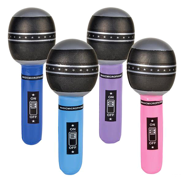 Microfono Inflable 10 1/2"