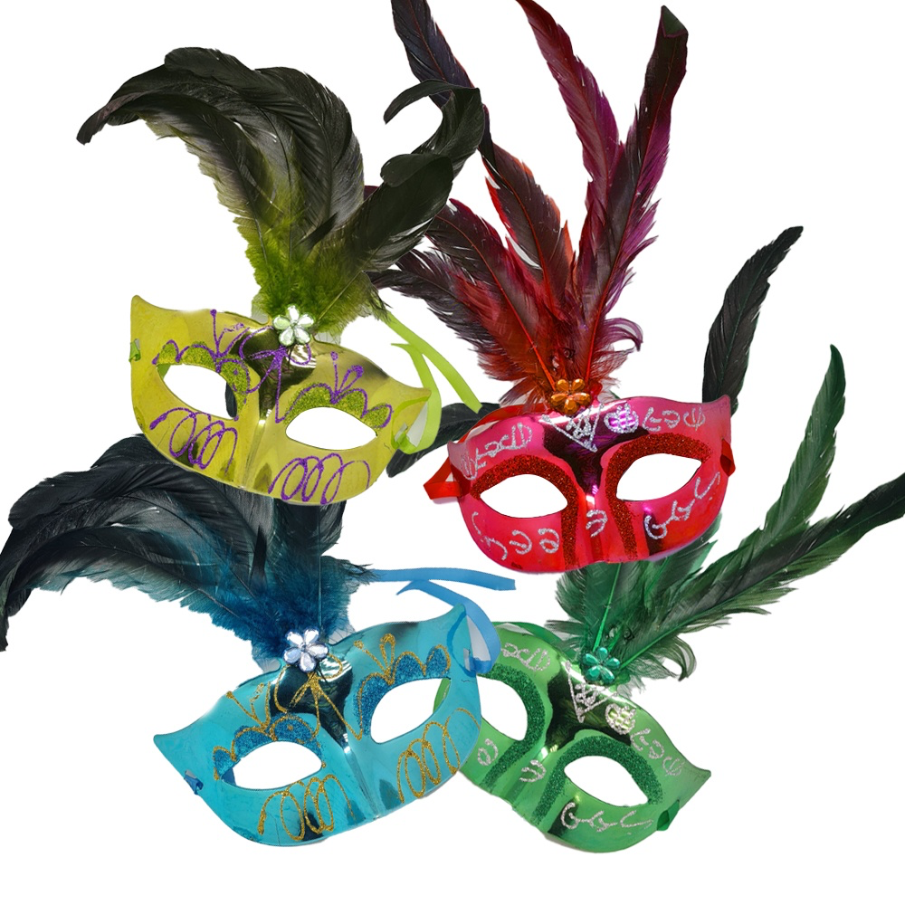 Antifaz Plumas