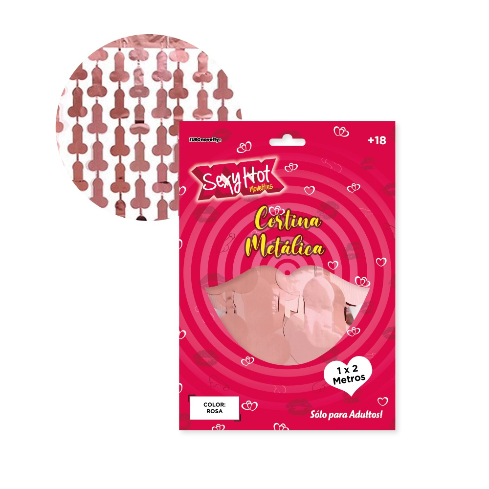 Cortina Metalica Dicky Rosa