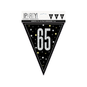 Glitz Black Flag Banner 9ft 65