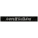 Glitz Black Prism Banner 9ft 30s