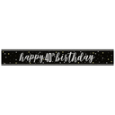 Glitz Black Prism Banner 9ft 40s