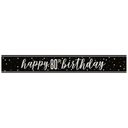 Glitz Black Prism Banner 9ft 80s