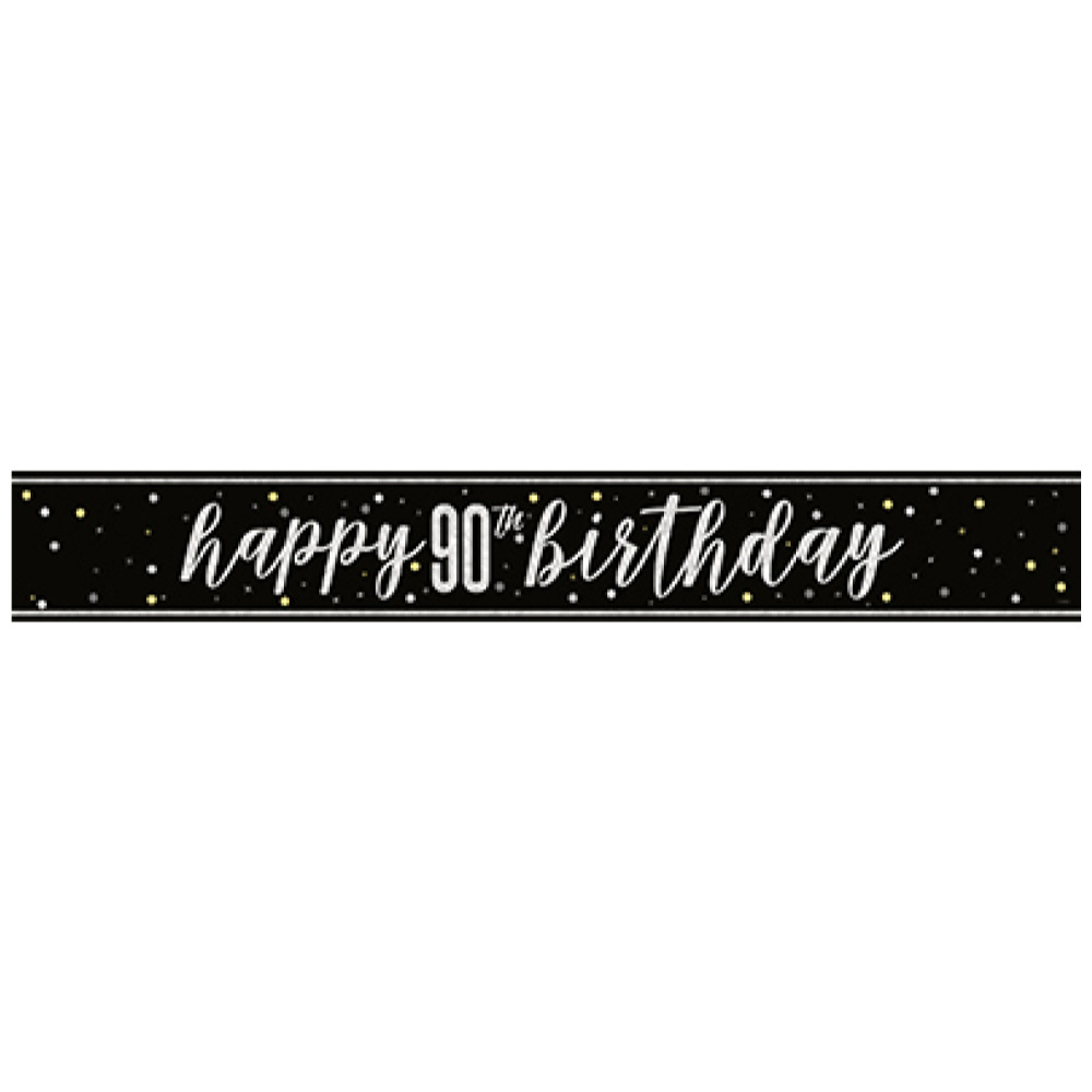 Glitz Black Prism Banner 9ft 90s