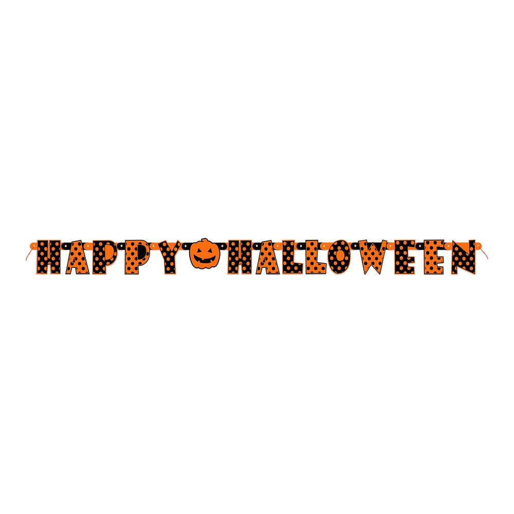 Halloween Dots Jointed Banner
