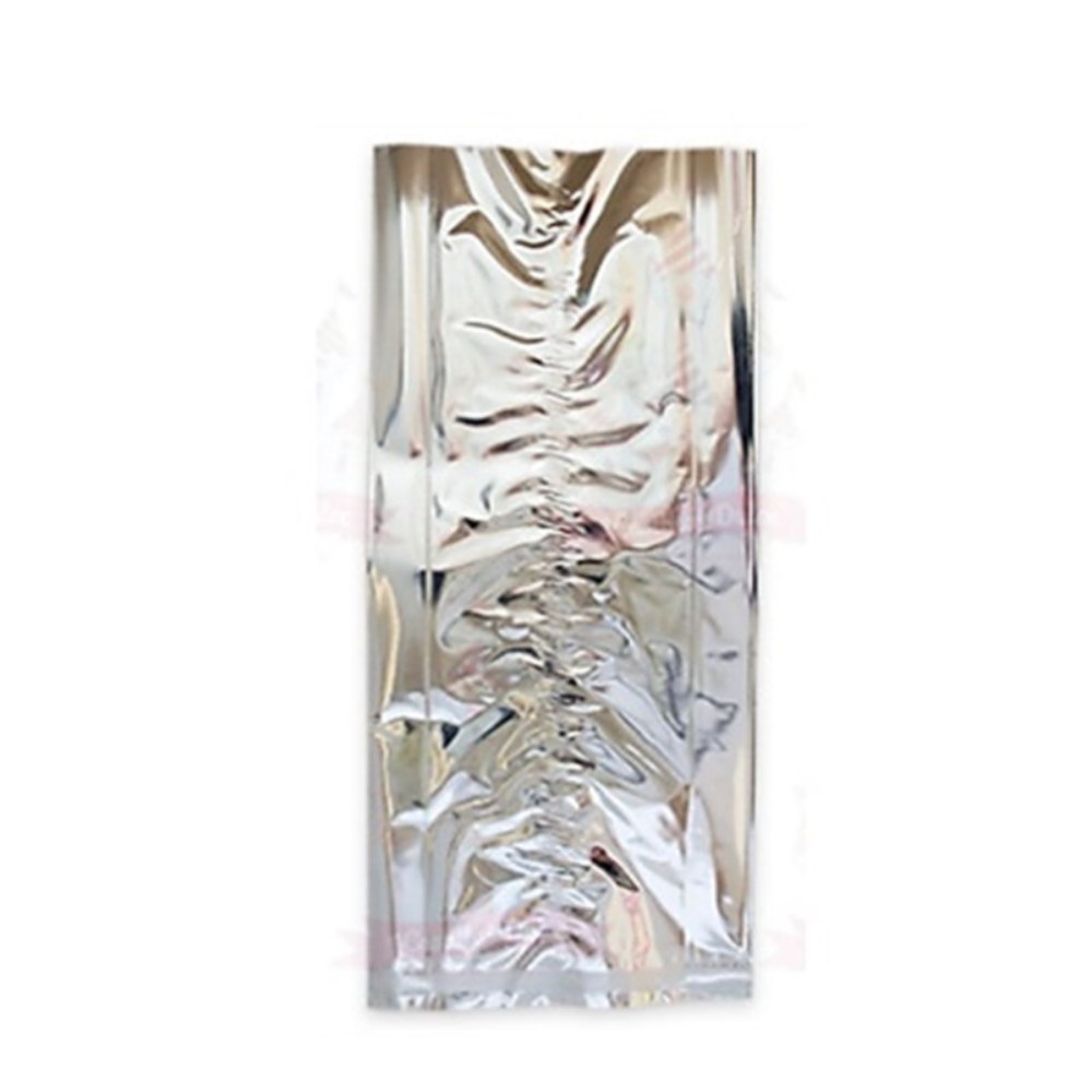 Bolsa Celofan Plata Solido Metalizado C/25