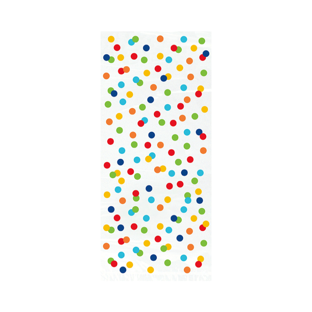 Bolsa Celofan Rainbow Polka Dots 20pz