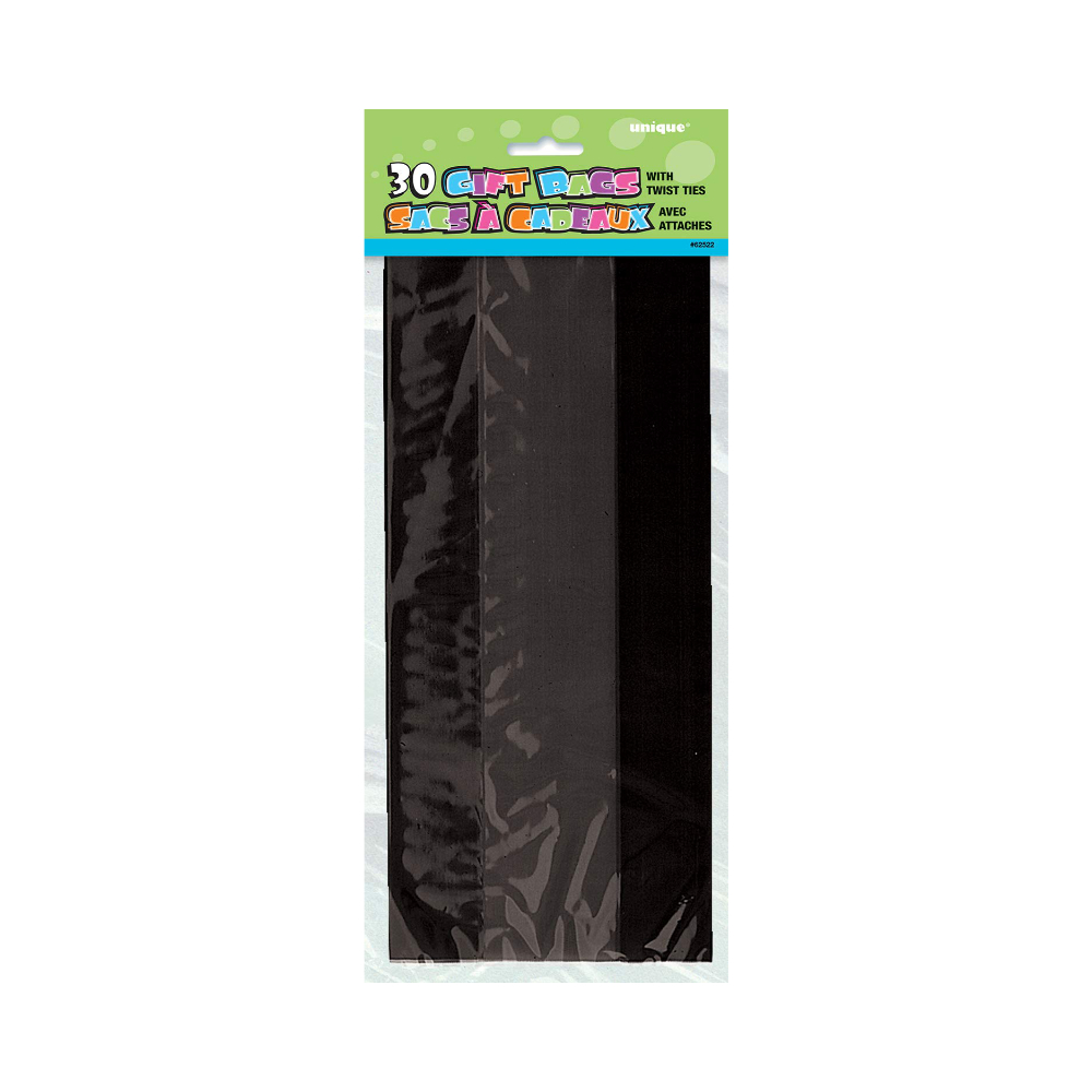 Bolsa Celofan Negro 30pz