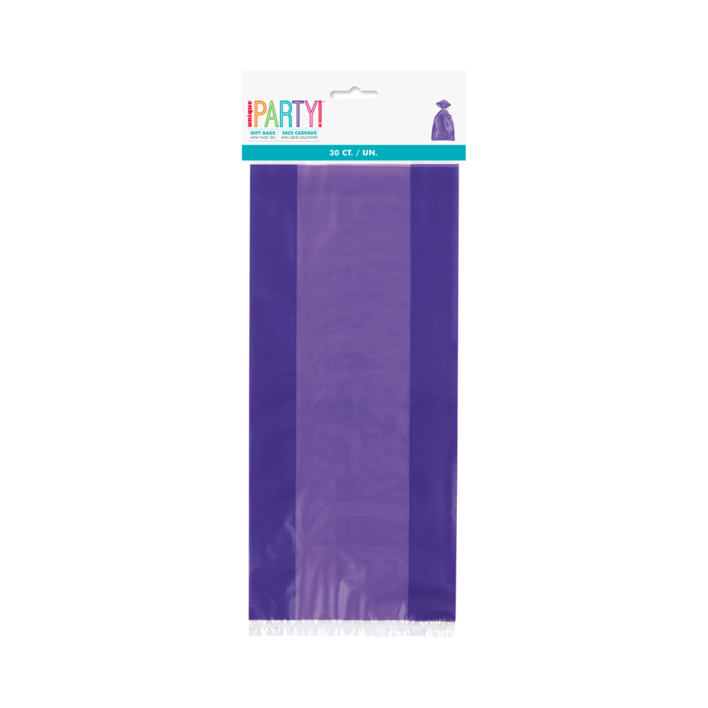 Bolsa Celofan Purpura 30pz
