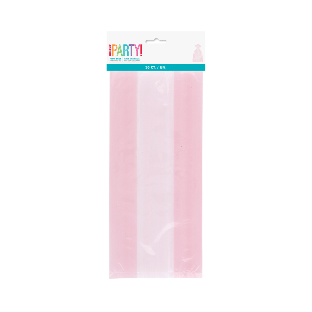 Bolsa Celofan Rosa Bebé 30pz