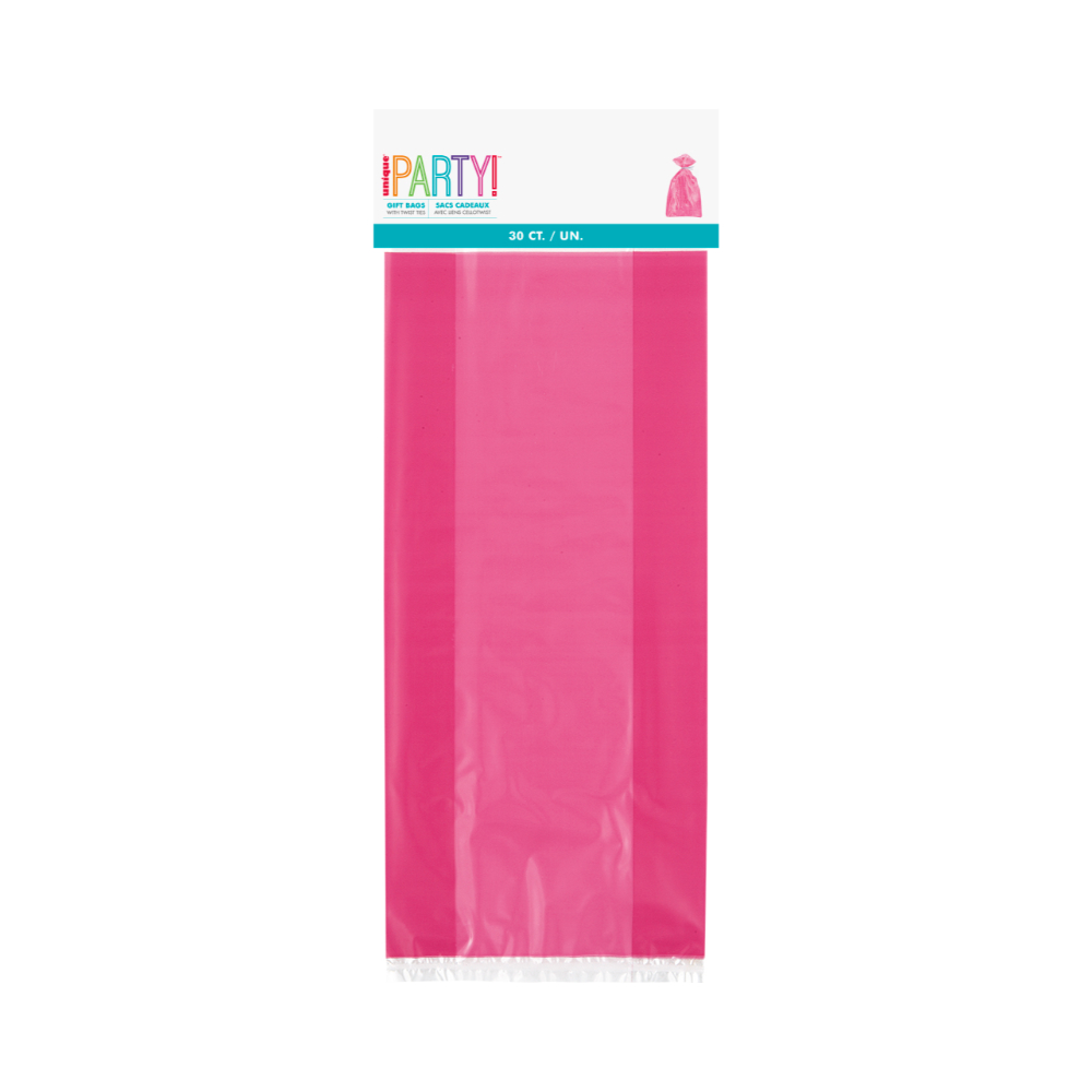 Bolsa Celofan Rosa 30pz
