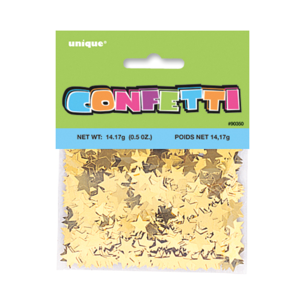Confetti Gold Stars 0.5oz