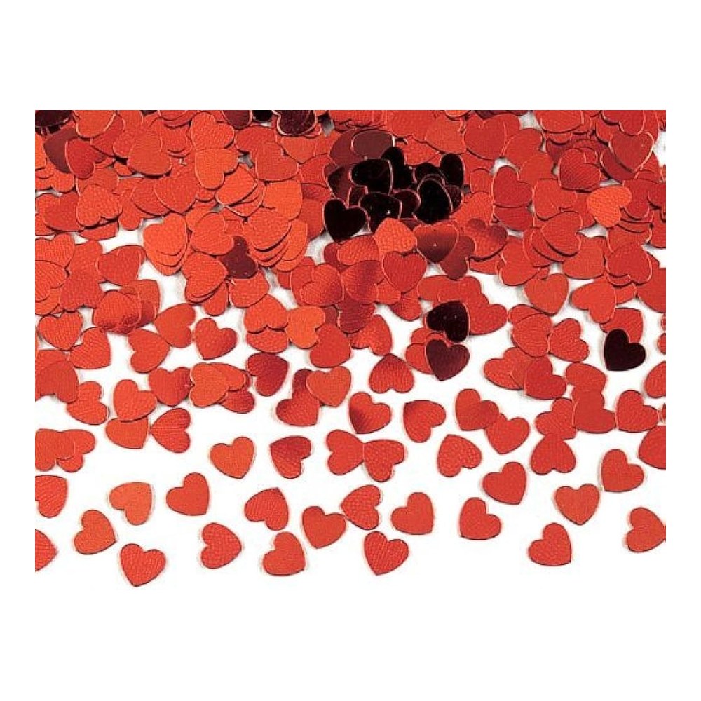 Confetti Red Heart  0.5oz