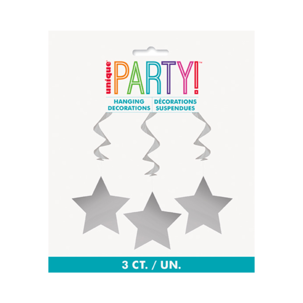 Hng Swirl Silver Star 3pz