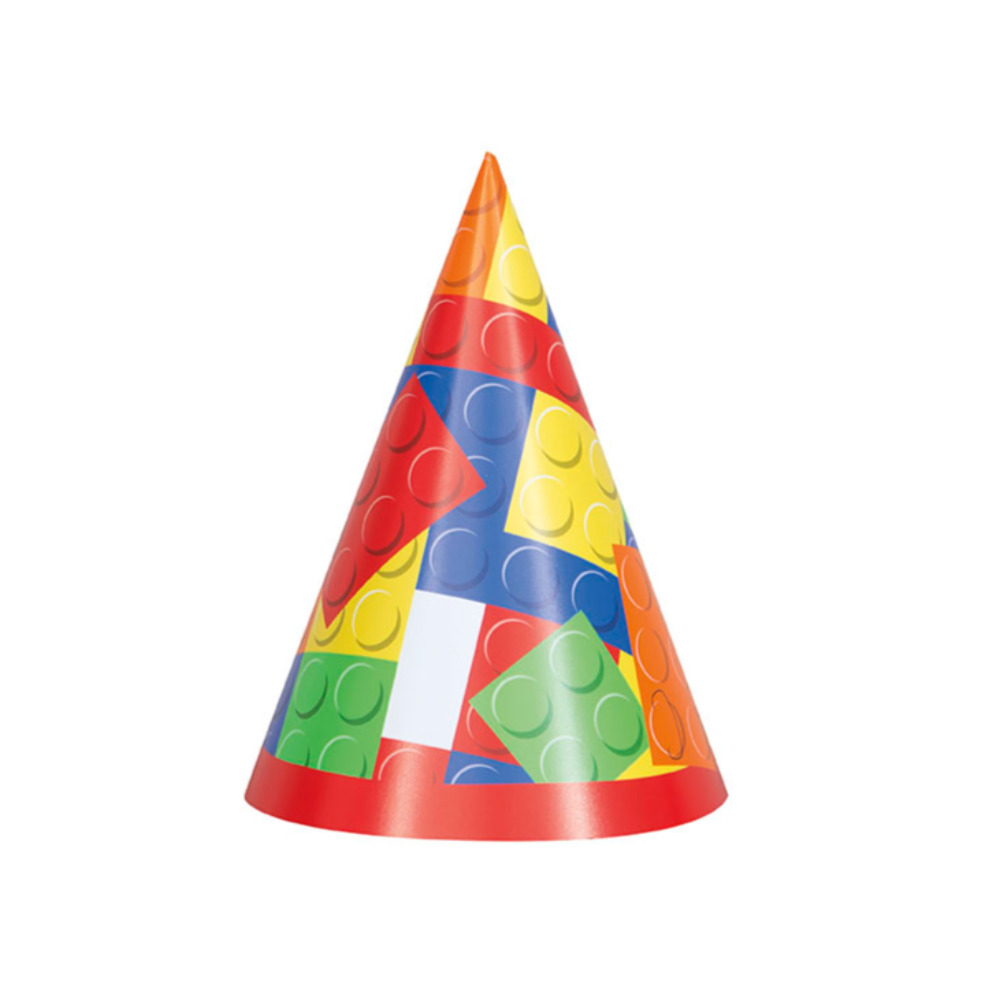 Gorro Building Blocks Bday 8pz