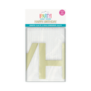 Gold Happy Birthday Foil Fringe Banner