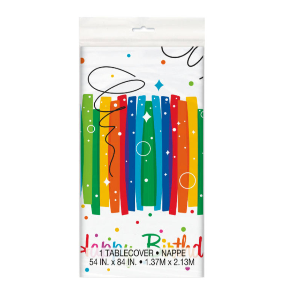 Mantel Rainbow Ribbon Birthday
