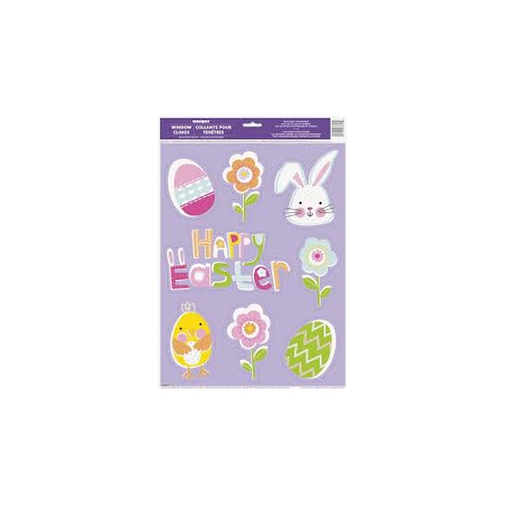 Lilac Easter Window Cling