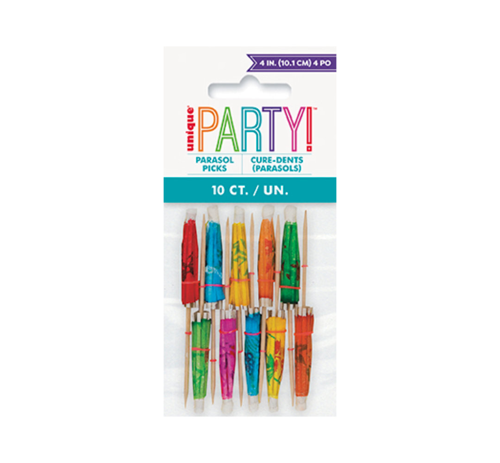 Palillo Sombrillas 10pz