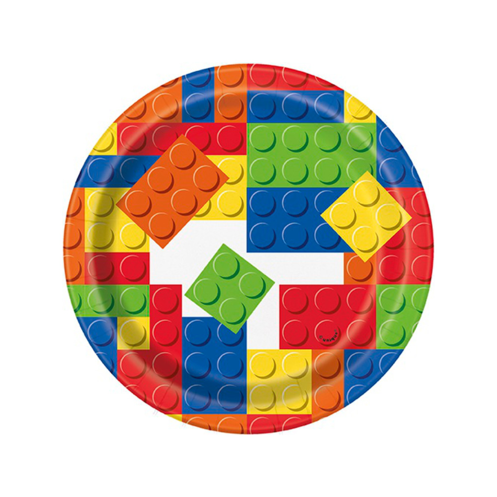Plato 7 Building Blocks Bday 8pz