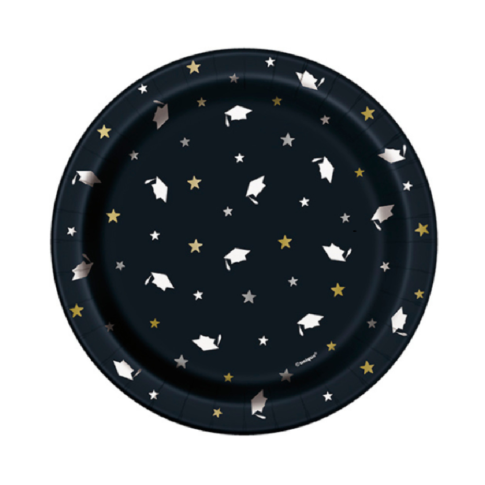 Plato 7 Stars & Caps Grad 8pz