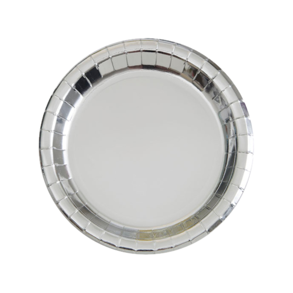 Plato 7 Foil Plata 8pz