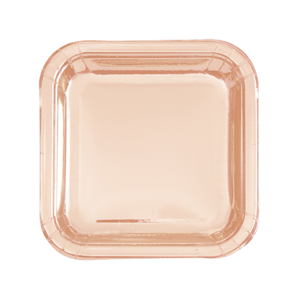 Plato 7 Sq Foil Rose Gold C/8