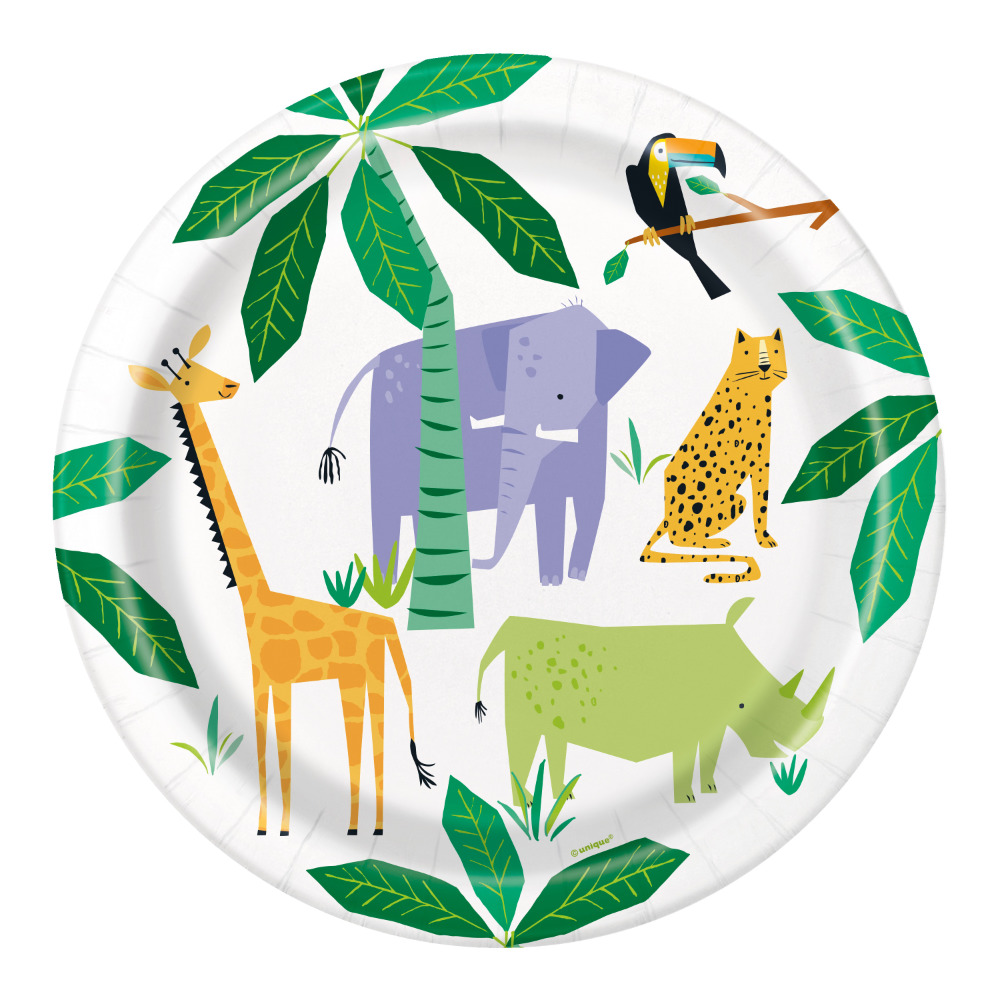 Plato 9 Animal Safari 8pz
