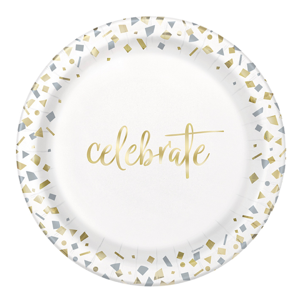 Plato 9 Gold Confetti Celebration C/10