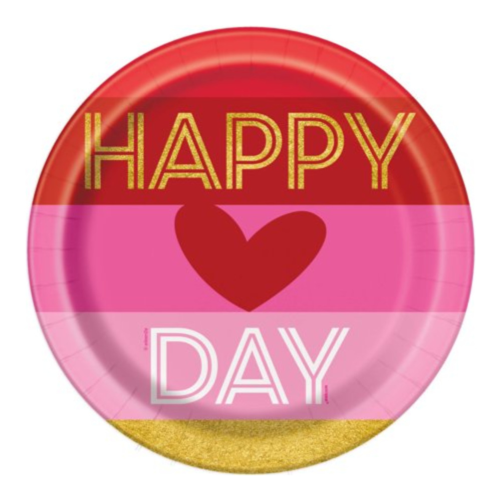 Plato 9 Happy Valentine's 8pz