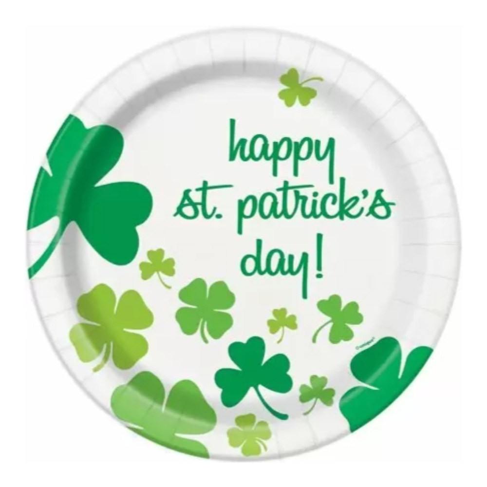 Plato 9 Rainbow Shamrock 8pz
