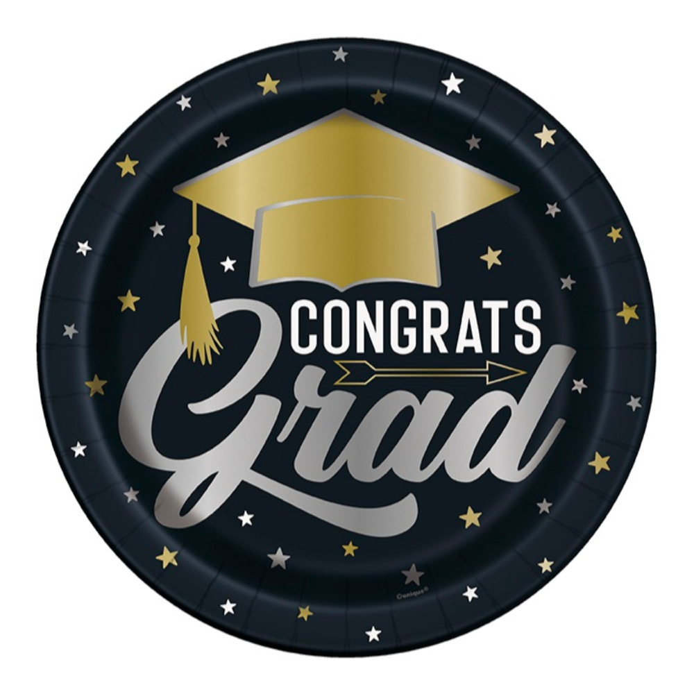 Plato 9 Stars & Caps Grad 8pz