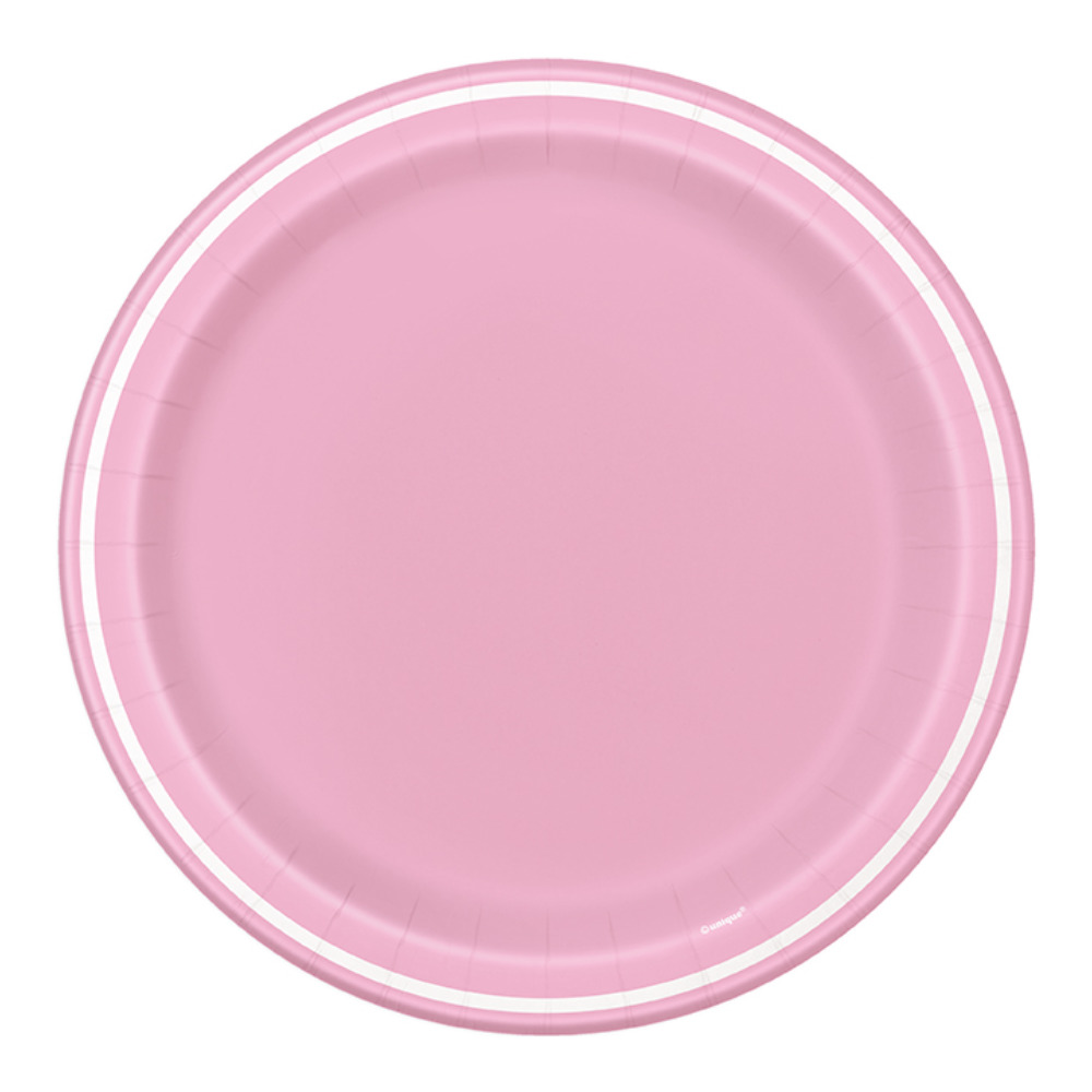 Plato 9 Striped Lovely Pink 8pz