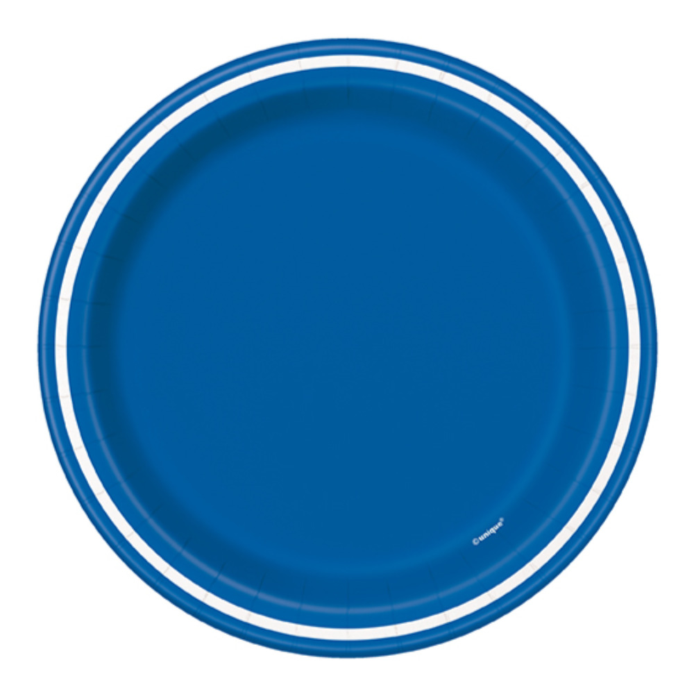 Plato 9 Striped Royal Blue 8pz