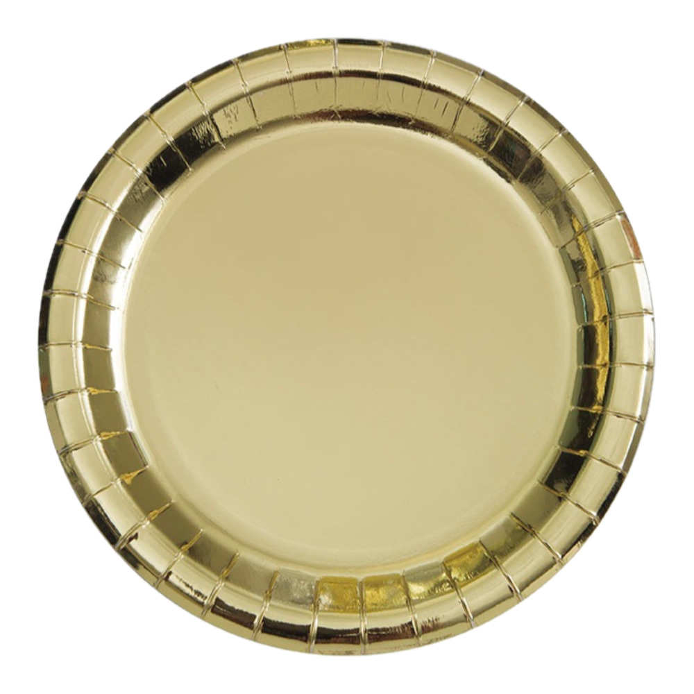 Plato 9 Foil Gold 8pz