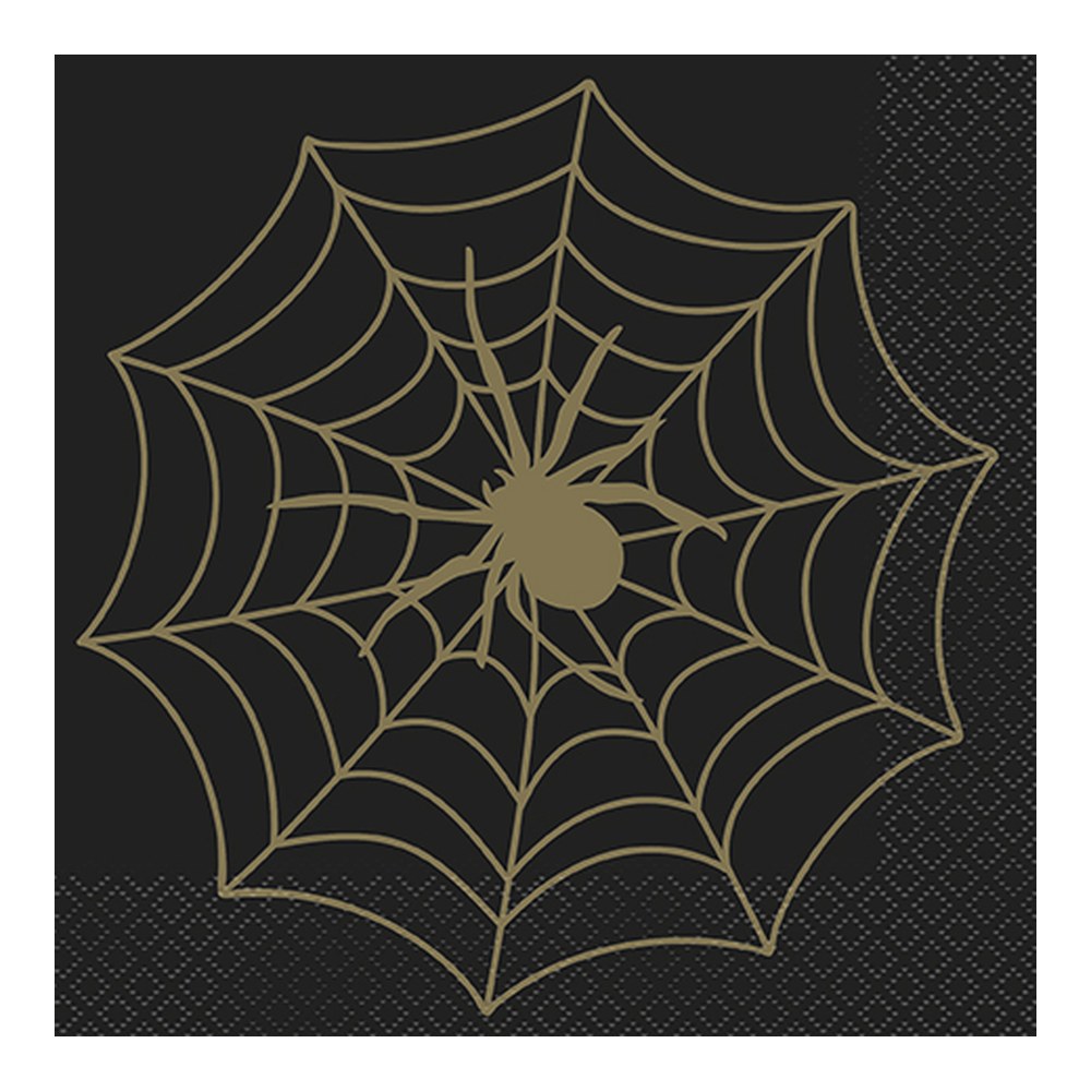 Serv. Ch Black and Gold Spider Web C/16