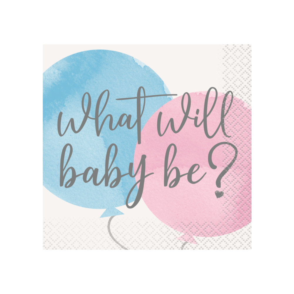 Serv. Ch Gender Reveal Party 16pz
