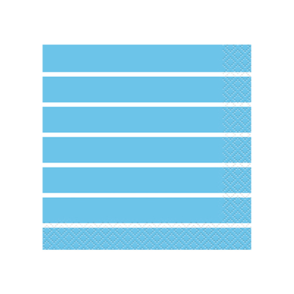 Serv. Ch Striped Powder Blue 16pz