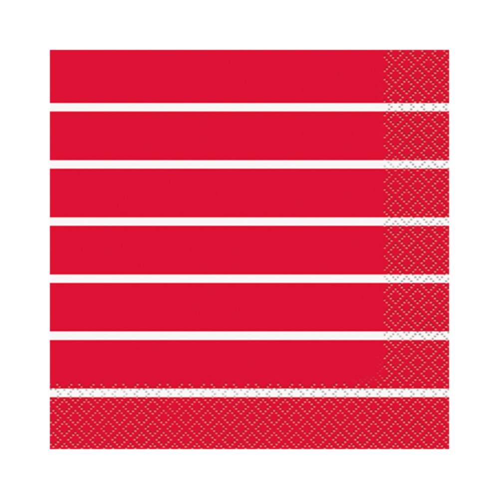 Serv. Ch Striped Red 16pz