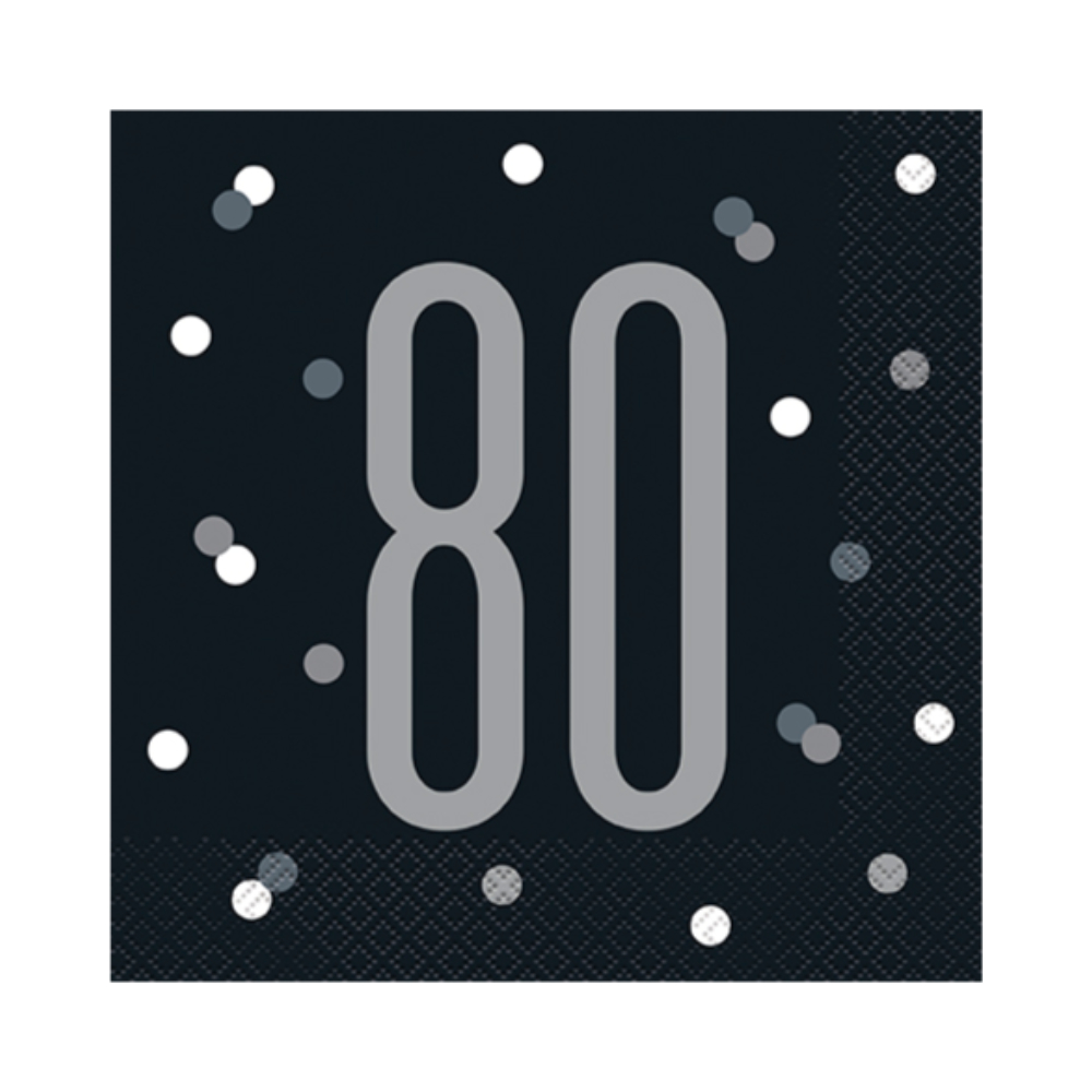 Glitz Black Serv. Gde 80's