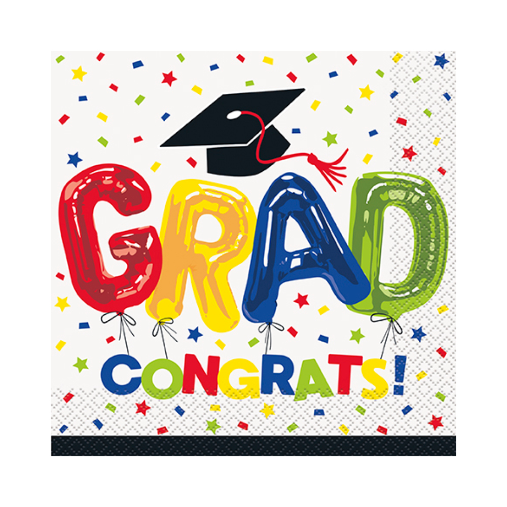 Serv. Gde Letter Ballon Grad 16pz