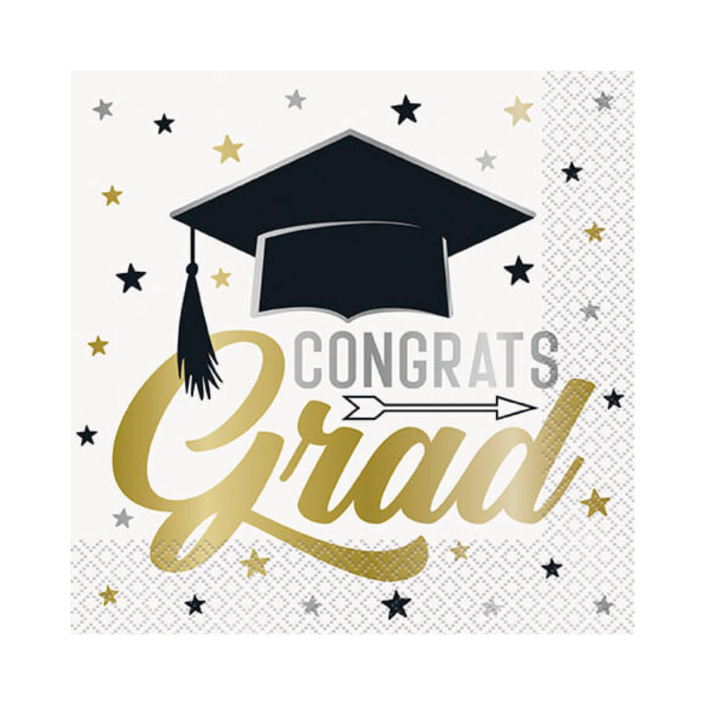 Serv. Gde Stars & Caps Grad 16pz