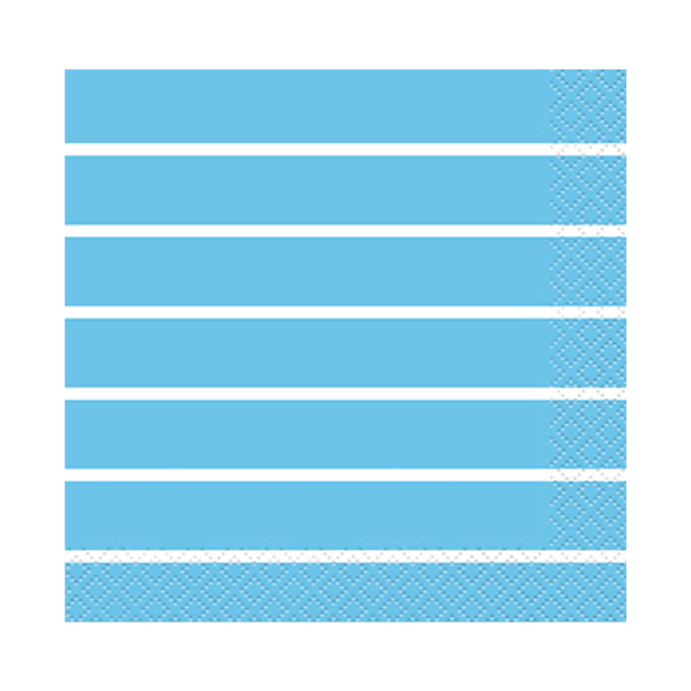 Serv. Gde Striped Powder Blue 16pz
