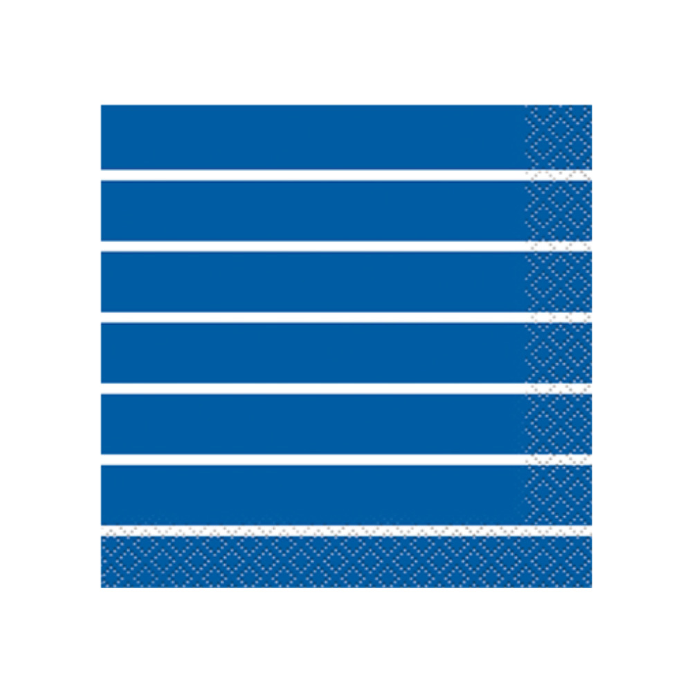 Serv. Gde Striped Royal Blue 16pz