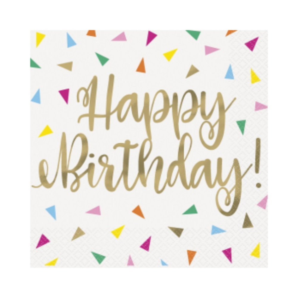 Serv. Gde Foil Bright Triangle 16pz